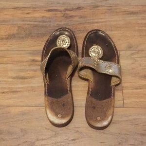 Jack Rogers Platinum sandals